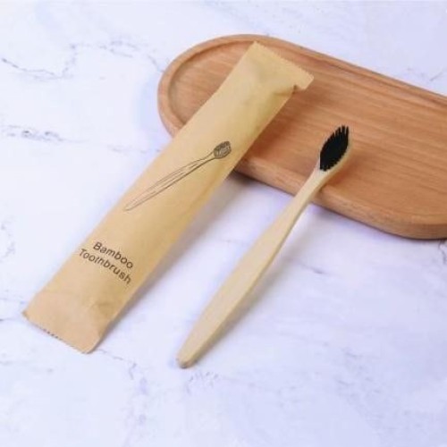 Toothbrush with Bamboo Handle